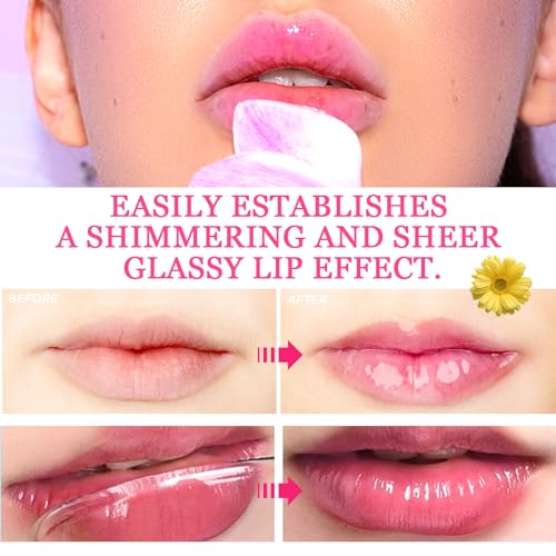 7PCS Aloe Vera Color Changing Lipstick Set for Women – Moisturizing Tinted Lip Balm & Gloss