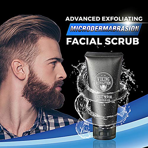 Viking Revolution Men's Microdermabrasion Face Scrub - 2 Pack