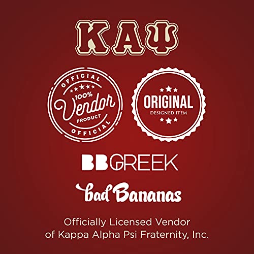 Kappa Alpha Psi Dopp Kit Classic - Official Fraternity Toiletry Bag for Men
