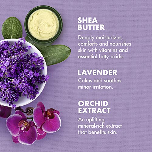 SheaMoisture Lavender & Wild Orchid Body Oil - Calming Moisturizer for Sensitive Skin, 8 oz