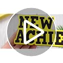 New Achievement Bookshelf Decor - Yellow Wooden Sign for Gamers