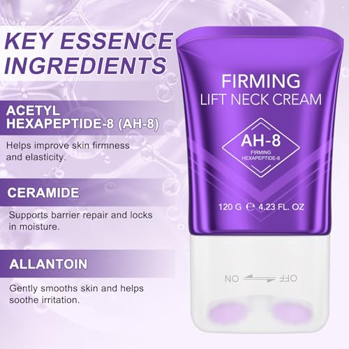 DCTTVHVD Firming Neck Cream with Roller Massage – Deep Hydration & Tightening