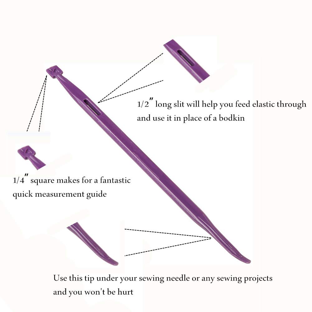 That Purple Thang Sewing Tools 5Pcs for Sewing Craft Projects Use Thread Rubber Band Tools by Windman