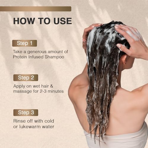 MOEHAIR Anti-Frizz Protein Shampoo - Moisturizing & Strengthening Formula