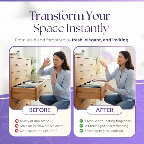 Lavender Scented Sachets - 15 Pack Drawer Fresheners