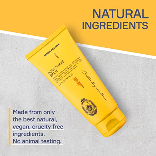 Seven Potions Post Shave Balm for Men - Hydrating, Soothing Formula