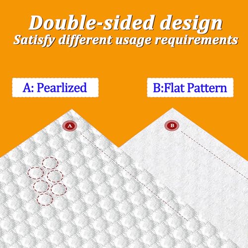 Disposable Face Towels, 100 Count (Pack of 4) - Ultra Soft & Lint-Free
