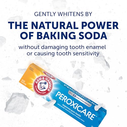 Arm & Hammer Peroxicare Toothpaste 6 oz Pack of 4 - Clean Mint Fluoride Oral Care