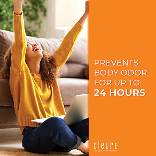 Cleure Aluminum Free Deodorant for Sensitive Skin, 3 oz Roll-On