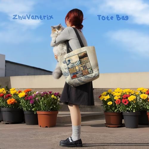 Katsushika Hokusai Tote Bag - Stylish Reusable Grocery Bag