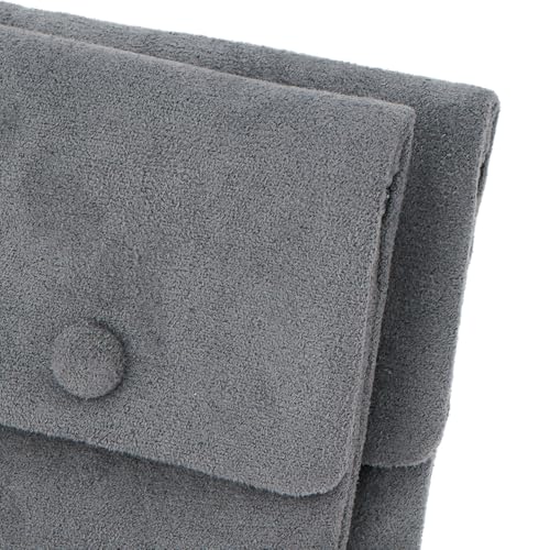 2-Pack Velvet Jewelry Pouches - Small Travel Bags for Jewelry