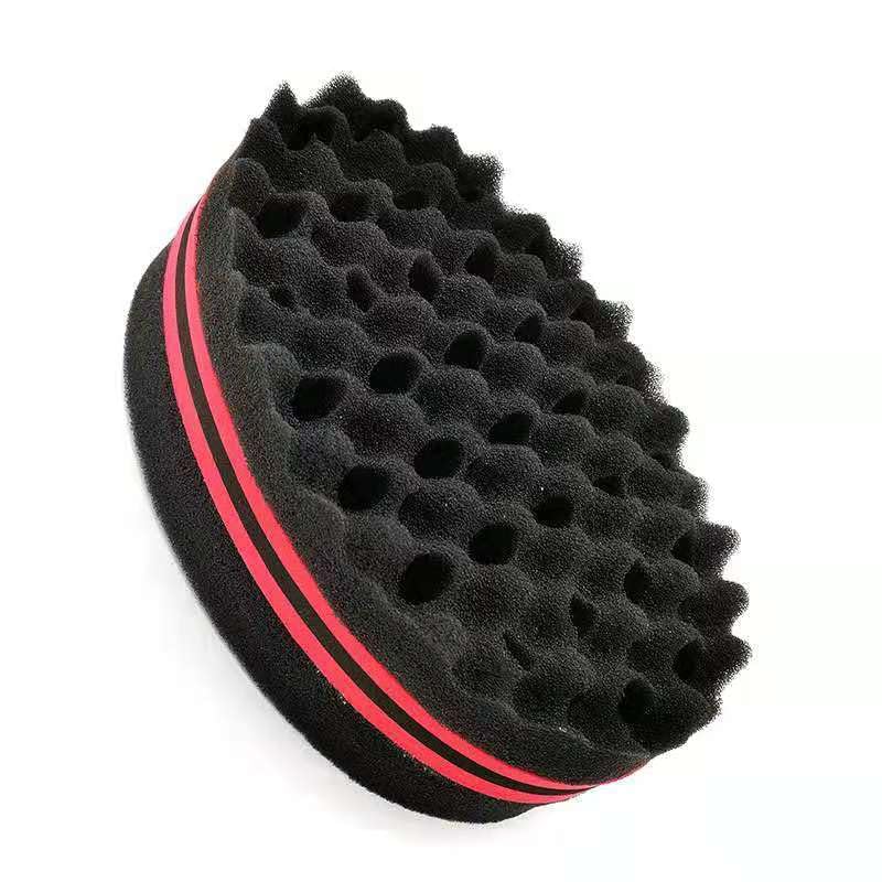 Type F Twist Hair Tool Set with Sponge Brush, Metal Comb & Glove for Afro Hair – Black