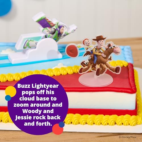 Disney Pixar Toy Story Cake Topper Set | Woody, Buzz Lightyear & Jessie