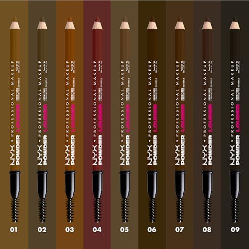 NYX Powder Louder Eyebrow Pencil - Espresso, 2 Pack
