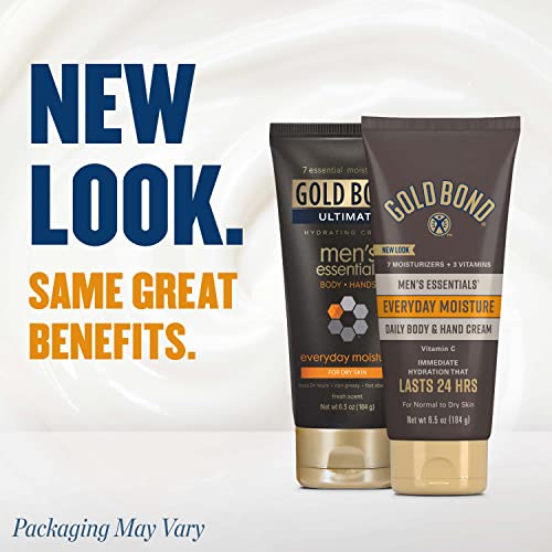 Gold Bond Men's Essentials Everyday Moisture Cream - 6.5 oz (Pack of 2)