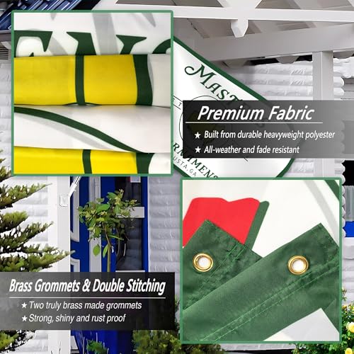 3x5 Ft Double-Sided Golf Flag - Durable Polyester Banner for Room Decor