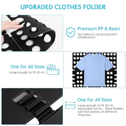 GYE T-Shirt Folding Board - Durable Plastic Laundry Organizer