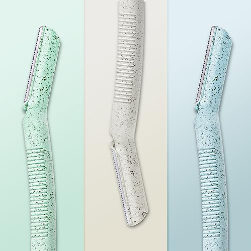 ENNVA 3pcs Facial Hair Removal Razors for Women - Anti-Cutting Blades