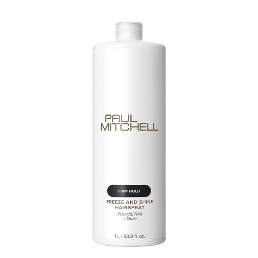 Paul Mitchell Freeze and Shine Hairspray - Maximum Hold, Shiny Finish for Coarse Hair | 10 oz