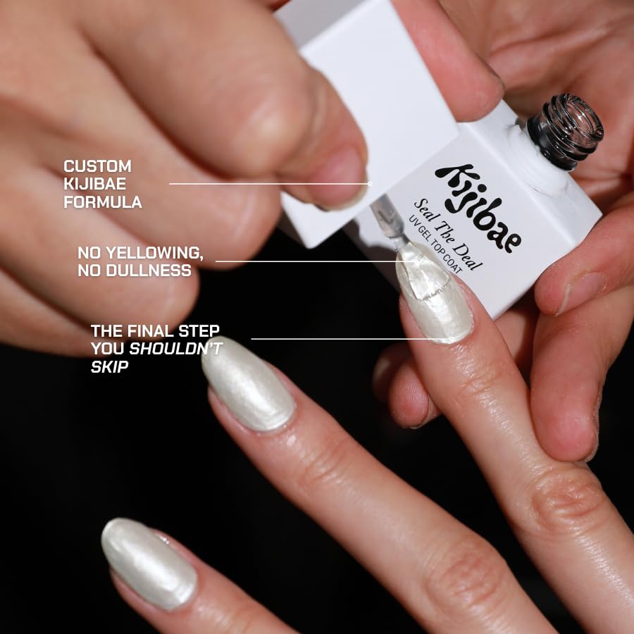 UV Gel Top Coat - High Gloss Nail Protection for Long-Lasting Shine | 10ml / 0.34 fl oz