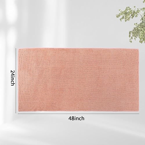 Laojbaba Microfiber Hair Towel 48x24 Inch Quick Dry & Ultra Absorbent - Lotus Root Pink