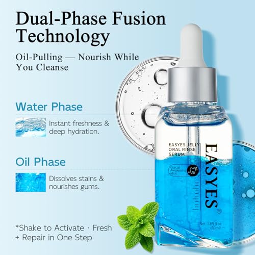 Mint Daytime Refresh Mouthwash Serum - Alcohol-Free Oral Care