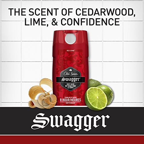 Swagger Body Wash for Men, 21 fl oz - Fresh Lime & Cedarwood