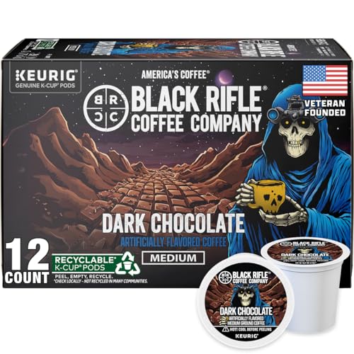 Black Rifle Coffee Dark Chocolate Medium Roast K-Cups - 12 Count