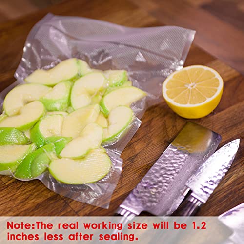 HUISPARK Vacuum Sealer Bags - 100Pcs 3.5" x 5.1" Heavy Duty Food Storage