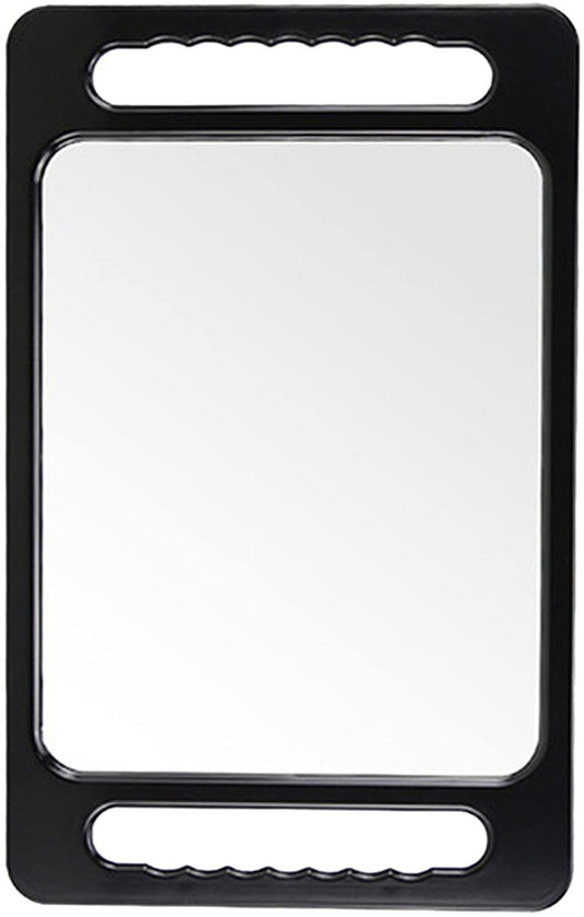 Nerien Barber Hand Mirror - Barber Hand Mirror for Haircut, Haircut Handheld Mirror, Haircut Barber Mirror with Handle, Salon Hand Mirrors for Hair Stylist, Barber Supplies Accessories for Men Women