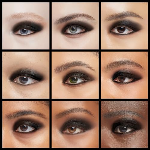 Erinde Black Matte Eyeshadow Palette - Ultra-Pigmented, Long-Lasting