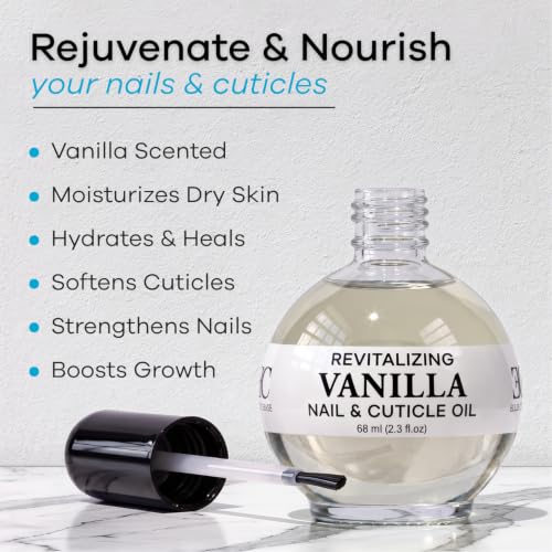 Ellie Chase Cuticle & Nail Oil with Jojoba & Vitamin E, 2.3 fl oz – Vanilla