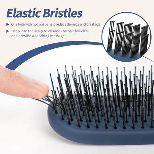 SHINLEA Luxury Detangling Hair Brush with Scalp Massage Bristles