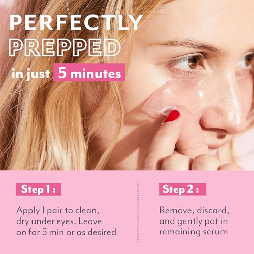 Patchology Serve Chilled Ros? Hydrating Under Eye Patches ? Hyaluronic Acid & Antioxidant-Infused Eye Masks to Reduce Dark Circles, Puffiness & Fine Lines - Ideal Skincare Essentials (5 Pairs)