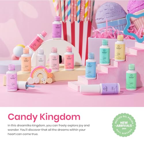 Beetles Unicorn Gel Liner Nail Polish Set - 12 Pastel Colors