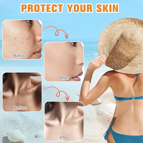 Rednow Tinted Face Sunscreen SPF 50 - Hydrating Daily Moisturizer, 2 Pack