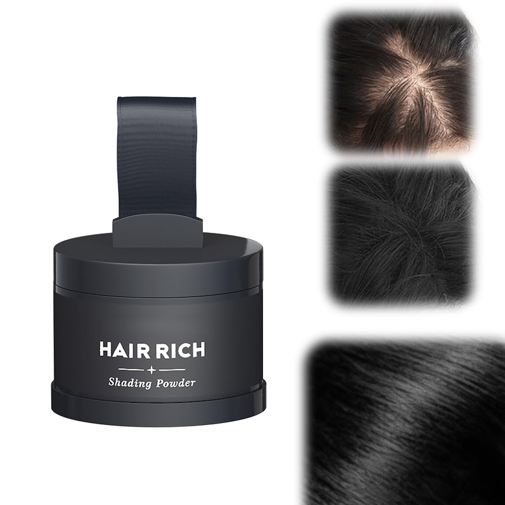 Hair Density Filler - 24-Hour Stain-Proof Hairline Powder for Bald Spot Concealing | Auburn Color