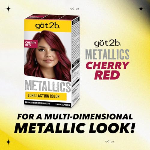 Got2B Metallics Permanent Hair Color M70 Cherry Red - 1 Kit