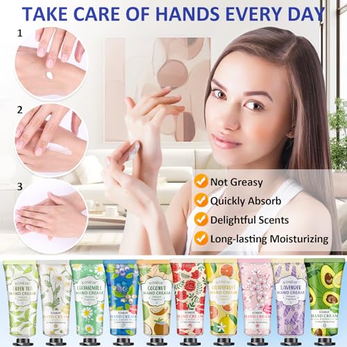 B-32 Pack Hand Cream Gift Set for Women, Travel-Size Moisturizing Lotions