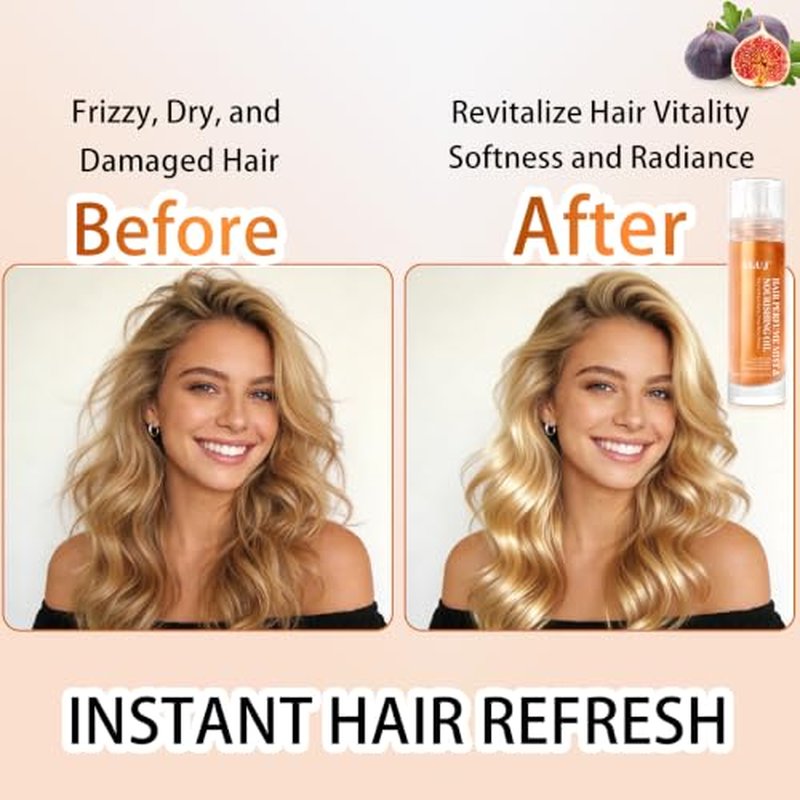 SLUJ Hair Perfume for Women, Hair Spray & Body Mist, Summer Lightweight Long Lasting Fragrance Mist, Hair Mist with Argan Oil & Bronze Shimmer for All Hair Types- 50ml