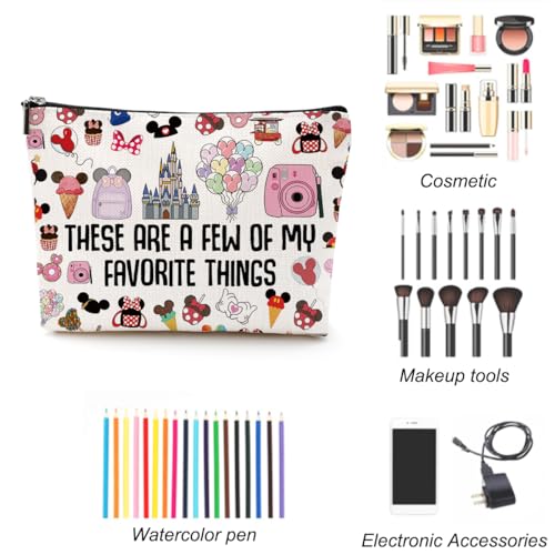 Large Capacity Fairy Tale Makeup Bag - Waterproof Cosmetic Organizer