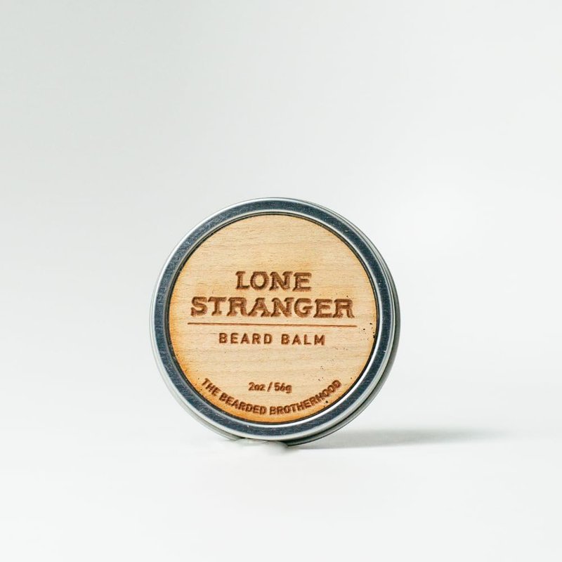 The Bearded Brotherhood TBB Lone Stranger Classic Beard Balm – Amber, Coffee, Clove & Coriander Scent – Conditioning & Styling Balm for Men’s Beards, 2 oz