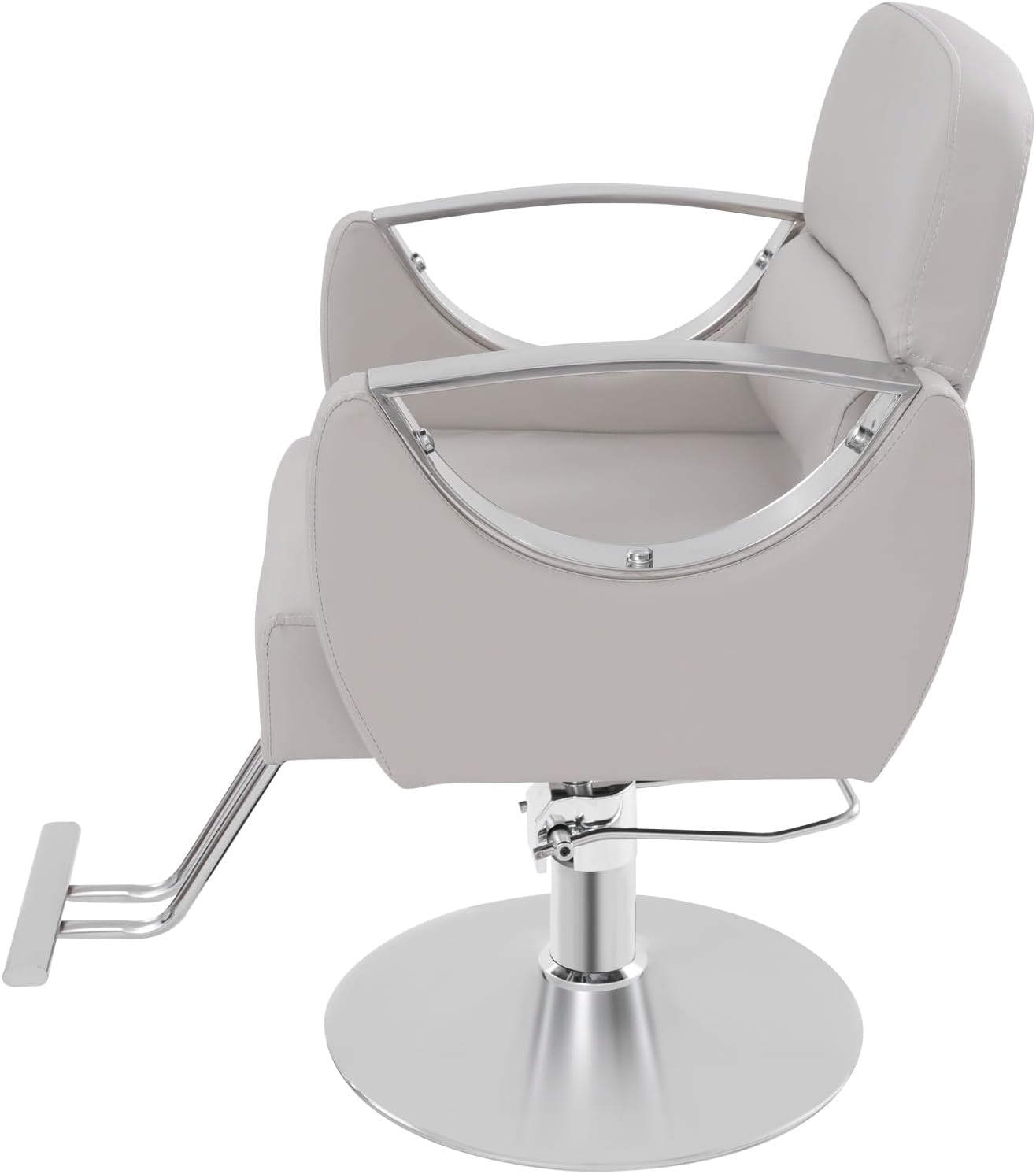Salon Barber Chair - Hydraulic Pump & 360° Swivel | Adjustable Height Styling Chair for Barbershop & Home, 440Lbs Capacity