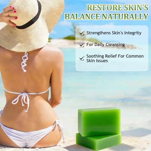 Natural Tea Tree Soap Bar - 2pcs Moisturizing and Cleansing