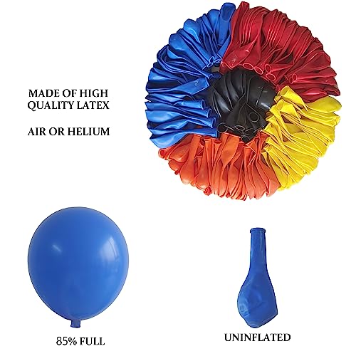 Race Car Balloon Garland Kit - 153 Pcs Party Supplies for Kids