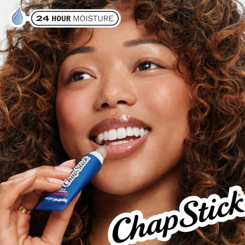 ChapStick Hydrabalm Fragrance-Free Lip Balm Tubes - 24 Hour Moisture, Pack of 4