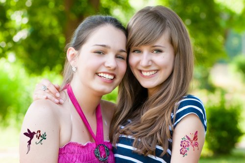 Glitter Tattoo Kit - Things with Wings, Hypoallergenic & Safe