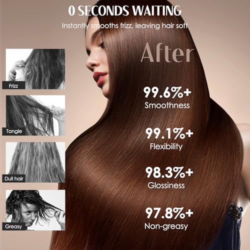 GREEONIL Hair Serum for Frizz 1.76oz/50ml with Marula Oil & Squalane – All Hair Types