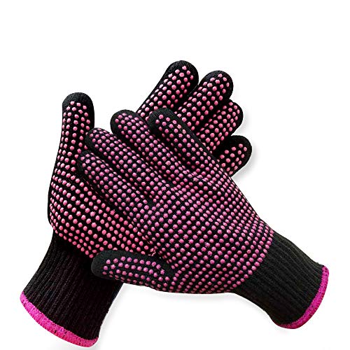AFT90 Heat Resistant Gloves for Hair Styling - 2 Pcs