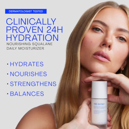 The Outset Squalane Daily Face Moisturizer - Hydrating Barrier Repair Cream